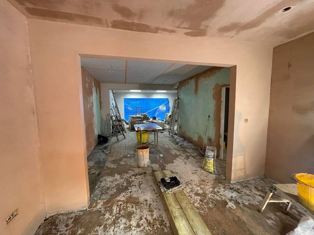 Archway reveals after skimming